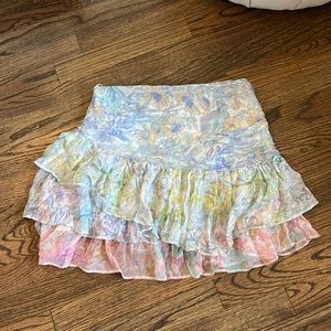 Limited Edition LoveShackFancy Ruffle Floral Skirt